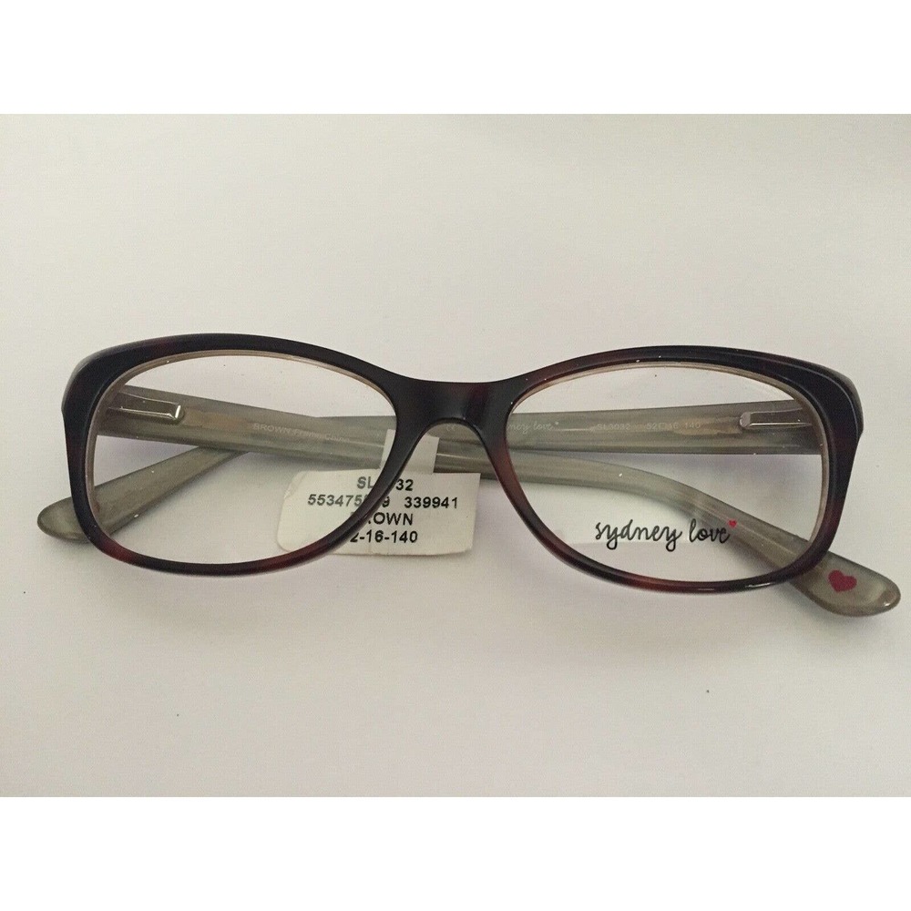 New Sydney Love Eyeglasses Brown 52-16-140 Frames